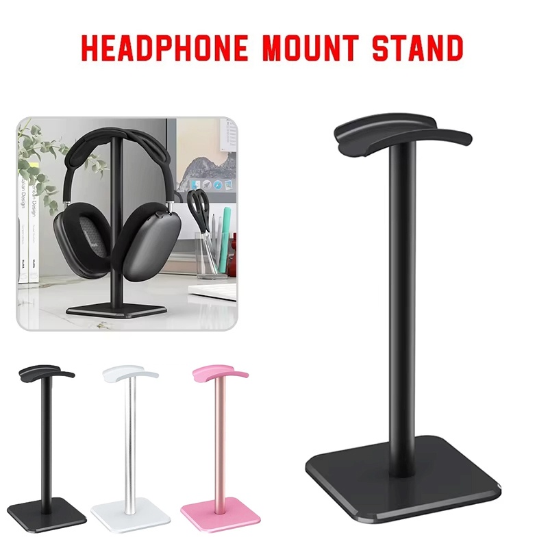 Headphone Stand Desk - حامل سماعات رأس عالمي من البلاستيك،