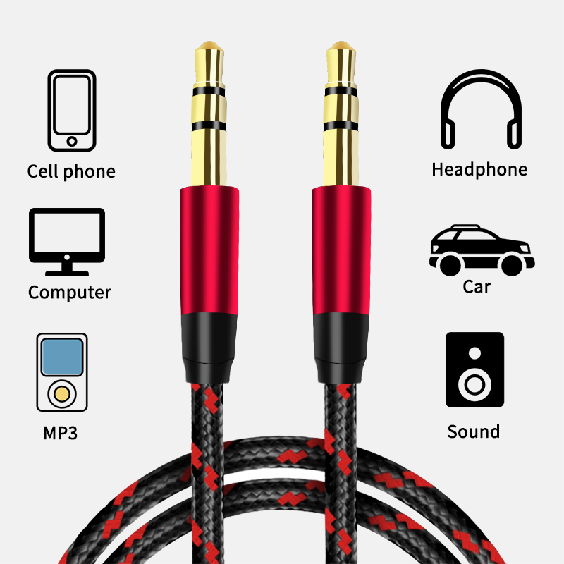 3.5 مللي متر جاك تمديد كابل ال - مراجعة Audio Splitter Y وسعره