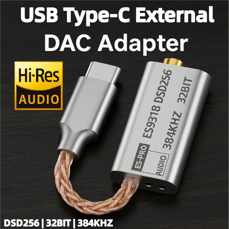 USB DAC مضخم ضوت سماعات الأذن  - مراجعة Usb C Earphone وسعره