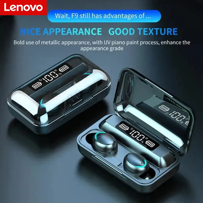 سماعات لينوفو F9 اللاسلكية بتق - مراجعة Usb C Earphone وسعره