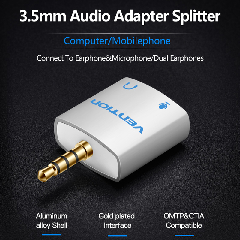 Vention 3.5 مللي متر سماعة الص - مراجعة Audio Splitter Y وسعره