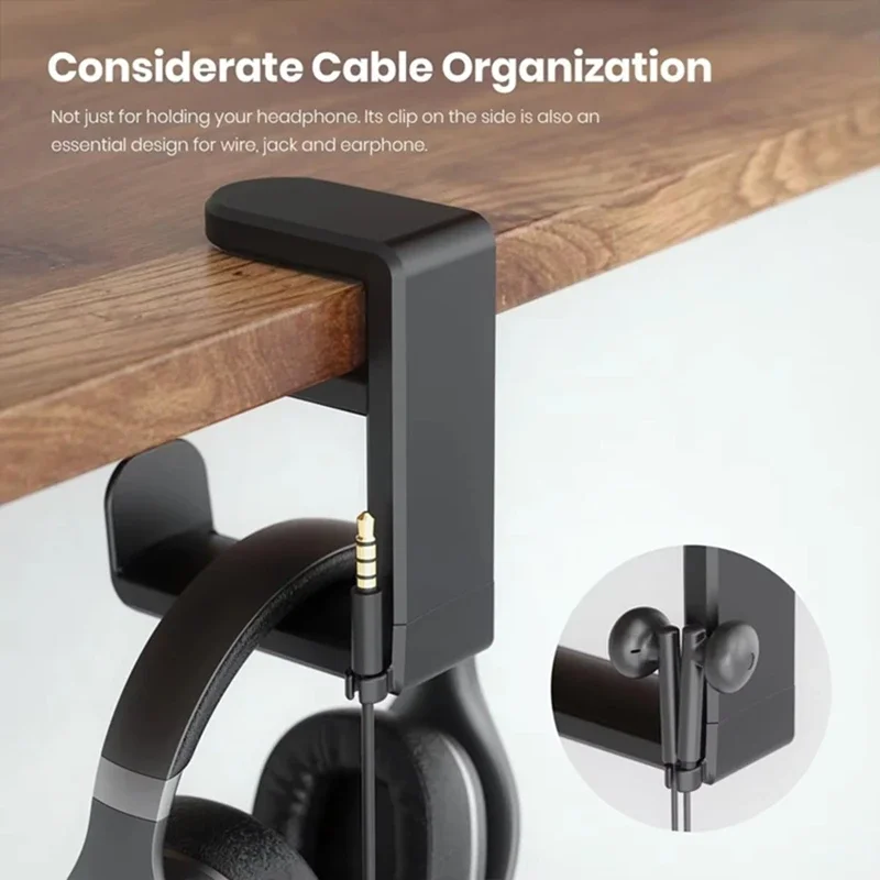 حامل سماعات رأس بمشبك للطاولة  - مراجعة Headphone Stand Desk وسعره
