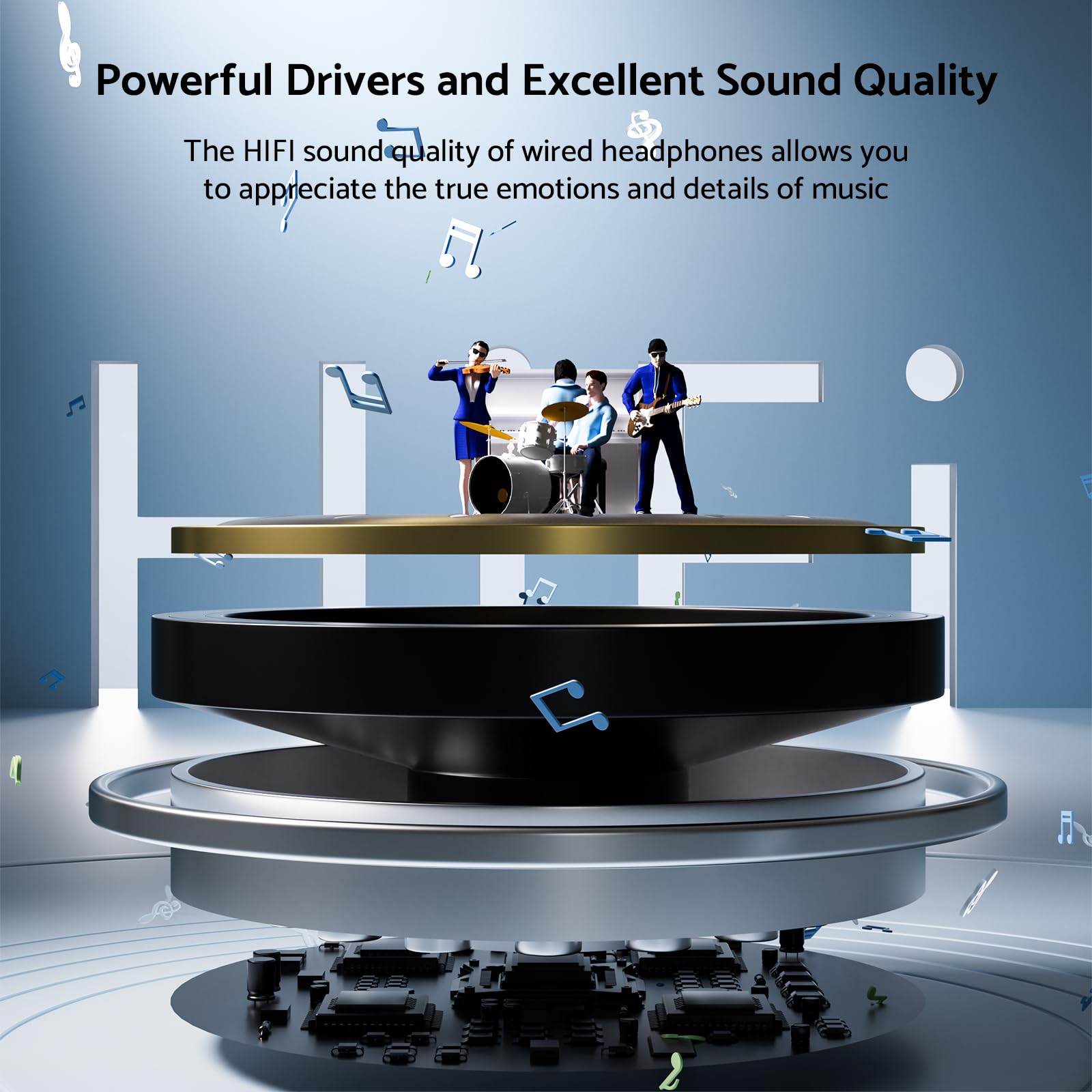 9D باس ستيريو نوع C وسماعات 3. - مراجعة Audiophile Headphone Wired وسعره