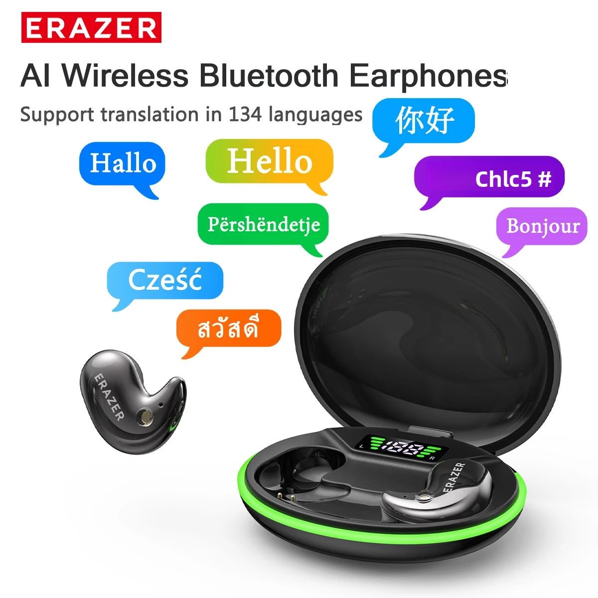 سماعات أذن بلوتوث EARZER XF58  - مراجعة Wireless Earbuds Tws وسعره