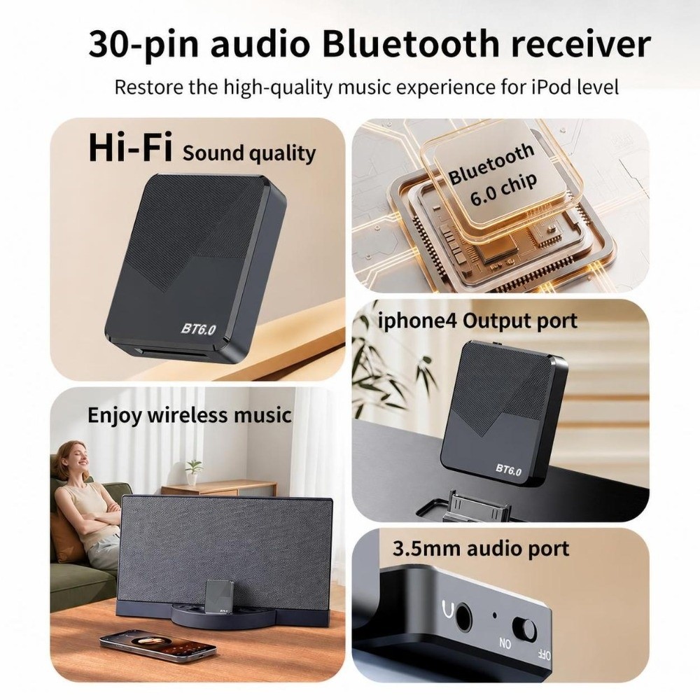 جهاز استقبال صوت بلوتوث 6.0 مز - مراجعة Bluetooth Adapter Receiver وسعره